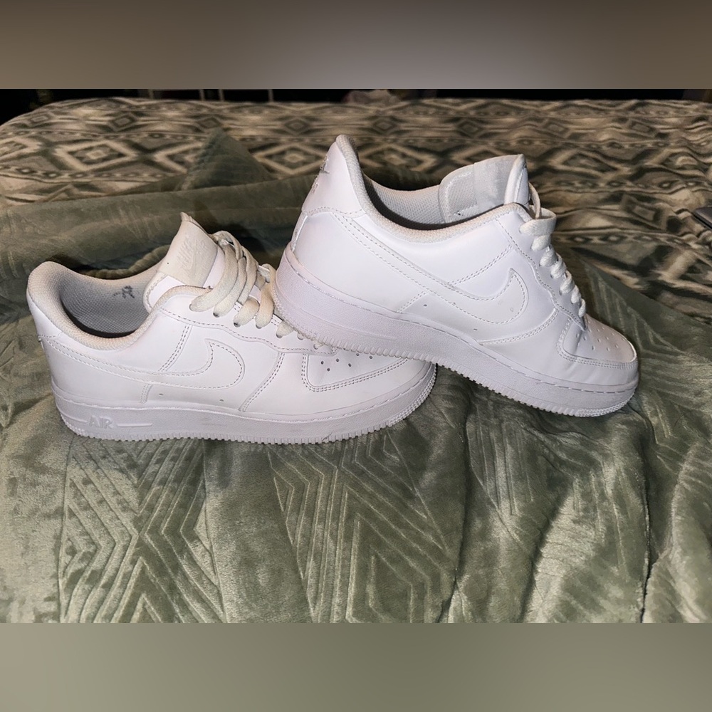 White Nike Air Force 1s - Women’s size 7.5